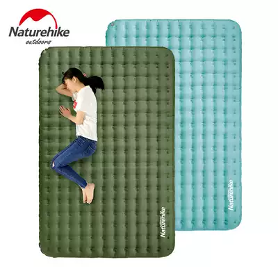 Naturehike obsessed TPU padded double inflatable cushion outdoor tent sleeping mat camping floor mat moisture proof mat