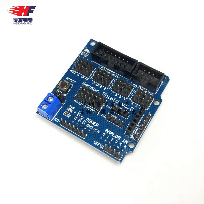 Uno R3 v5 expansion board sensor shield v5 0 electronic building block blue version compatible UNO R3