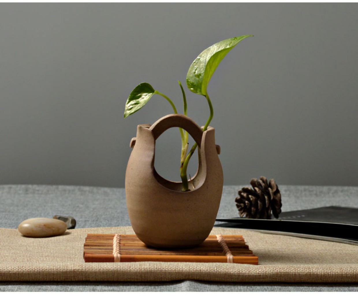 Sáng tạo nước xanh thủy bình hoa chậu chậu lục bình chậu cây nhỏ chai lọ trang trí phòng khách trang trí - Vase / Bồn hoa & Kệ bình cắm hoa ly