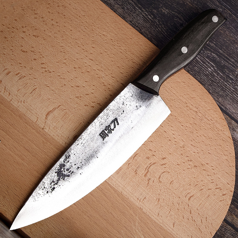 Zhou Jia Dao Hand Forging Professional Slaughter and Meat Cutting Cutting Knife Special Sharp Knife for Bloodletting and Pig Killing