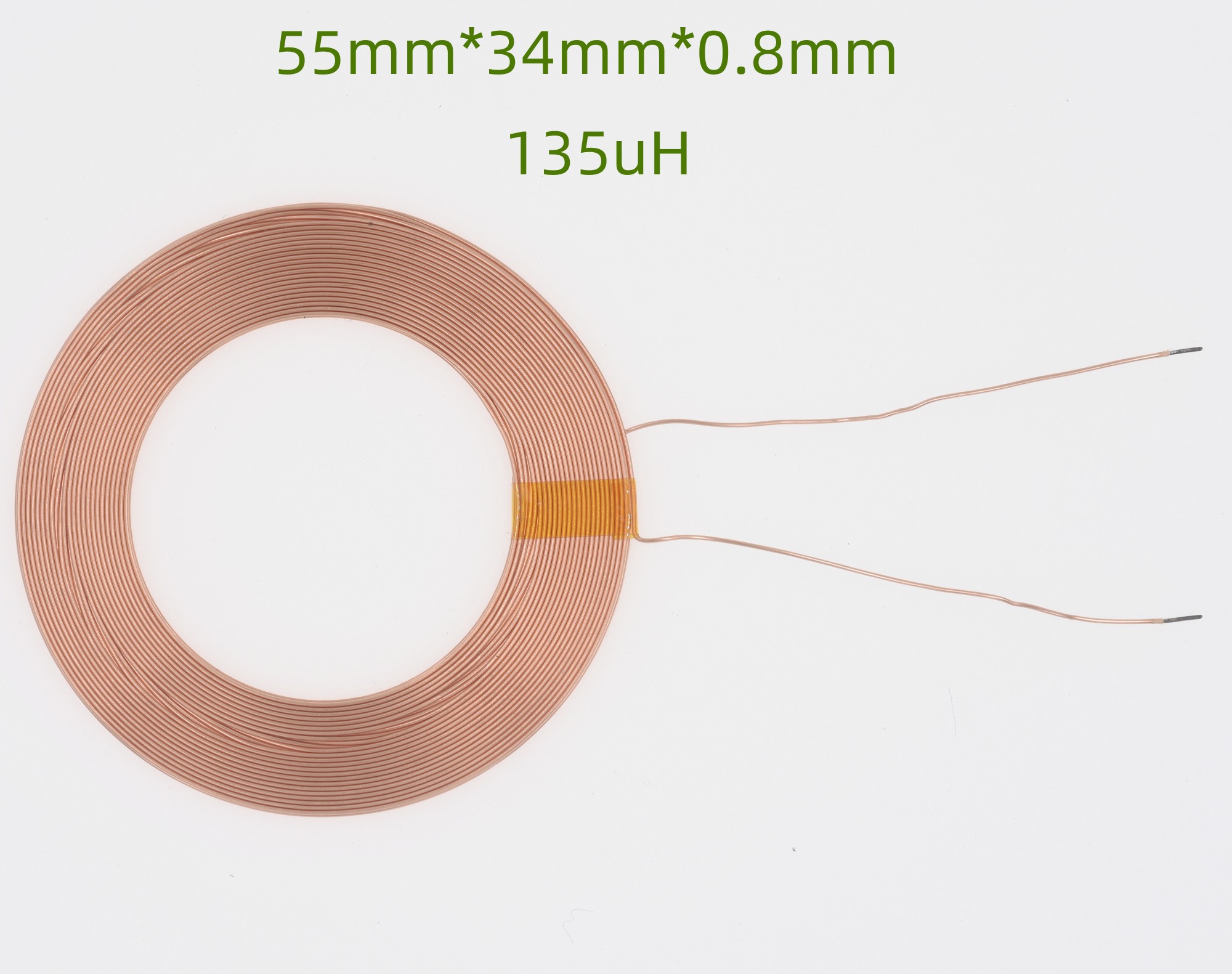 55mm*34mm*135uH无线充电线圈XKT-L60