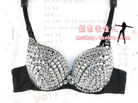 DS trang phục ladygaga hộp đêm châu Âu nữ ca sĩ chính nhảy jazz thép rhinestone bikini bra mới quan lot nu danh cho tuoi 16