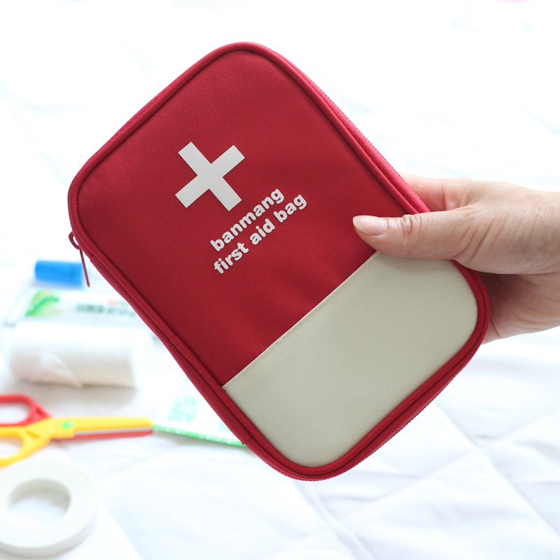 Travel Portable Mini Carry-on Kit First Aid Kit Medicine Sub Medicine Kit Small Cashier Bags Medical Kits Epidemic Prevention Kits