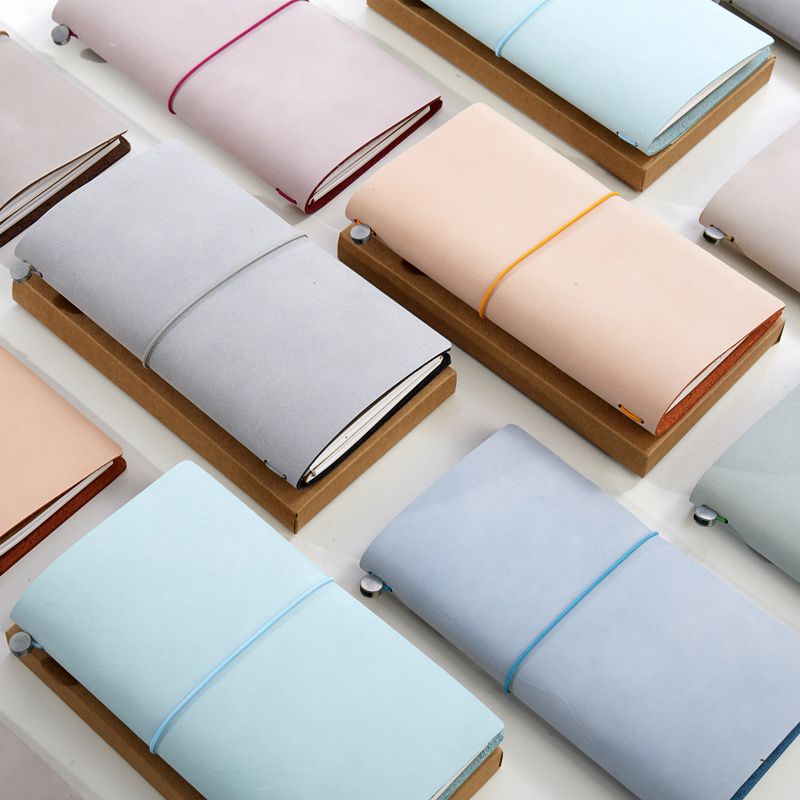 ERAL Taiwan fog wax TN hand account Standard traveler's note book color cowhide life