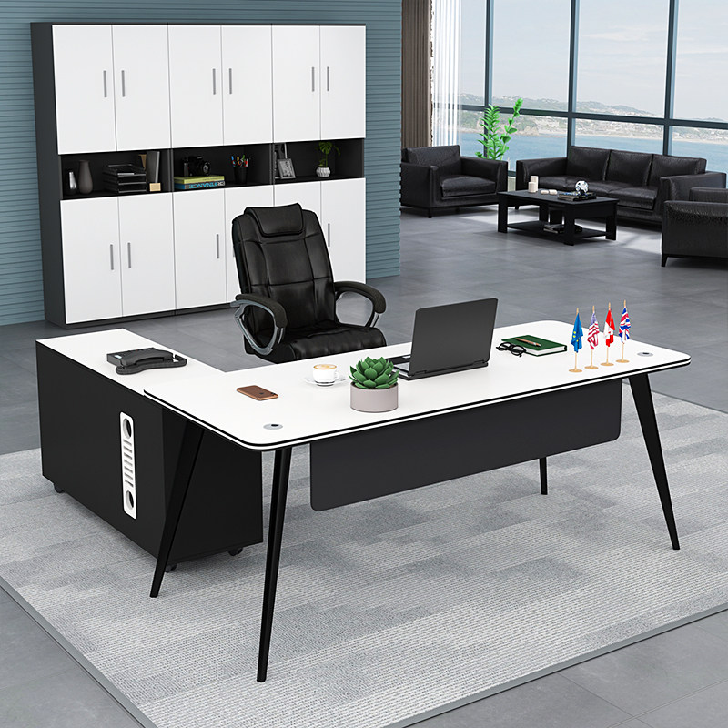 Boss Table Desk Chair Portfolio Minimalist Modern Manager Desk Atmospheric Fashion President's Office Furniture