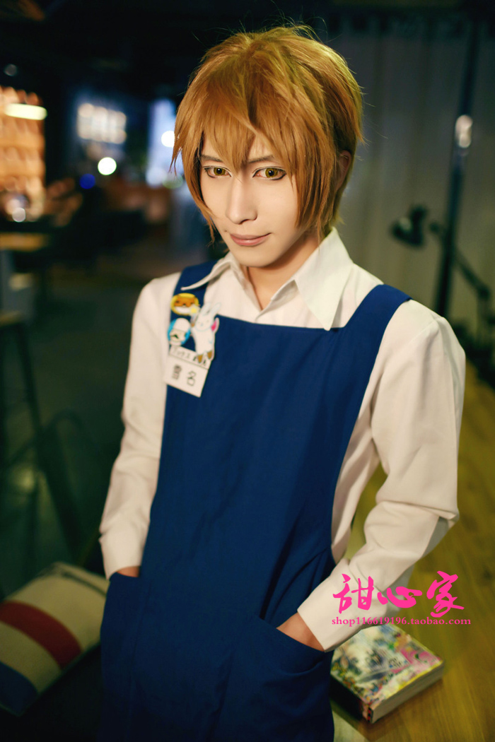 {甜心 家} anh trai thế giới tình yêu đầu tiên / hoàng đế tuyết Aida Lizi tóc giả cosplay mặt nâu trắng - Cosplay đồ cosplay sexy