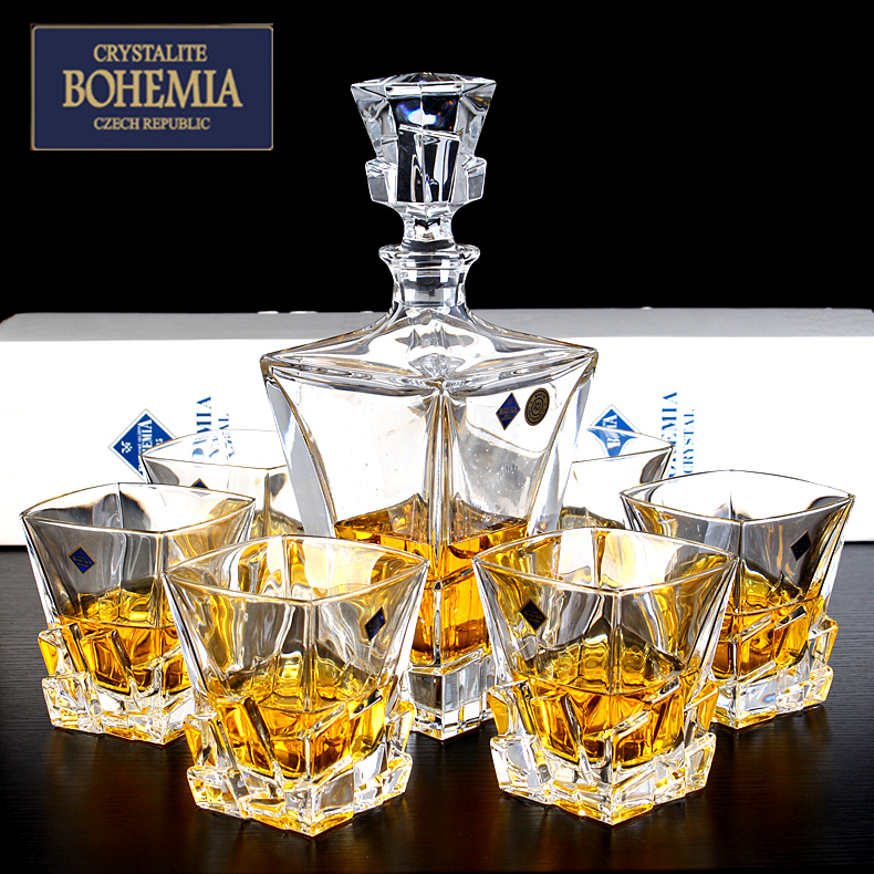 Czech imported Bohemian BOHEMIA iceberg wine glass crystal glass foreign wine spirits whiskey set