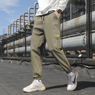 男士秋冬季工装裤休闲裤运动裤哈伦裤男裤