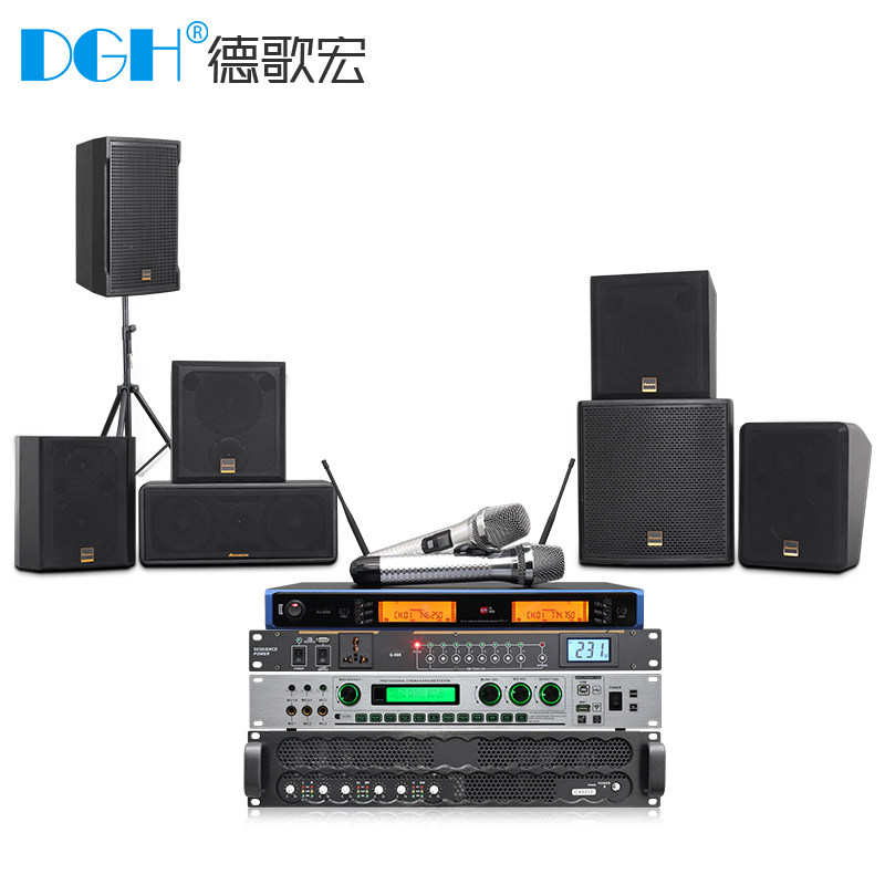 DGH Karaoke fever bass household 51 film K sound suit professional home theater 7 1 speaker