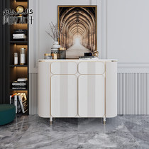 American light luxury style dining side cabinet marble modern simple living room entrance dining room cabinet partition cabinet