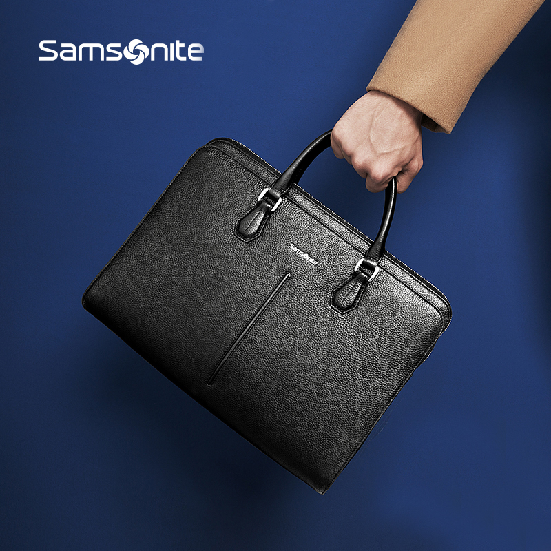 Samsonite Briefcase Men S File Bag Handbag Business Cross Leather 68b
