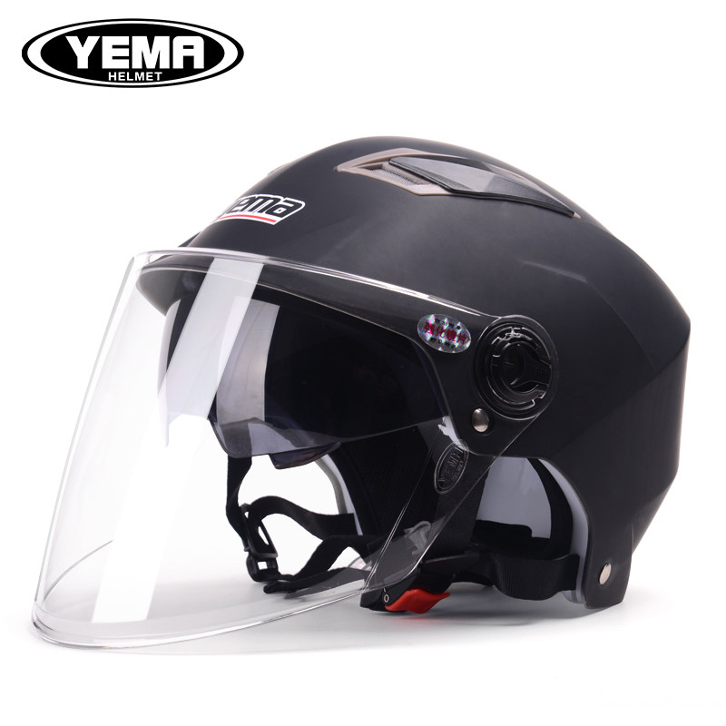 Mustang 3C certified electric car helmet male summer double lens summer sunscreen battery semi-helmet female motorcycle helmet