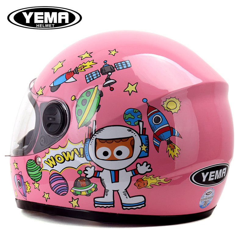 Wild Horse Winter Child Helmet Girl Full Armor Grey Steal Boy Girl Winter Warm Kid Electric Car Safety Helmet