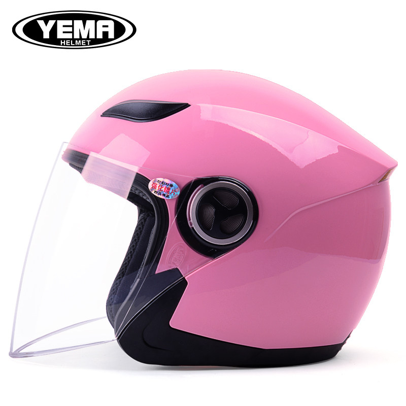 Wild Horse Electric Car Safety Cap Lady Winter Anti-Fog Electric Car Safety Head Cap Winter Grey Steal Half Armor All Season Universal