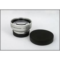 30 5mm 2X teleconverter lens 2 0x teleconverter lens silver lens front UV43mm