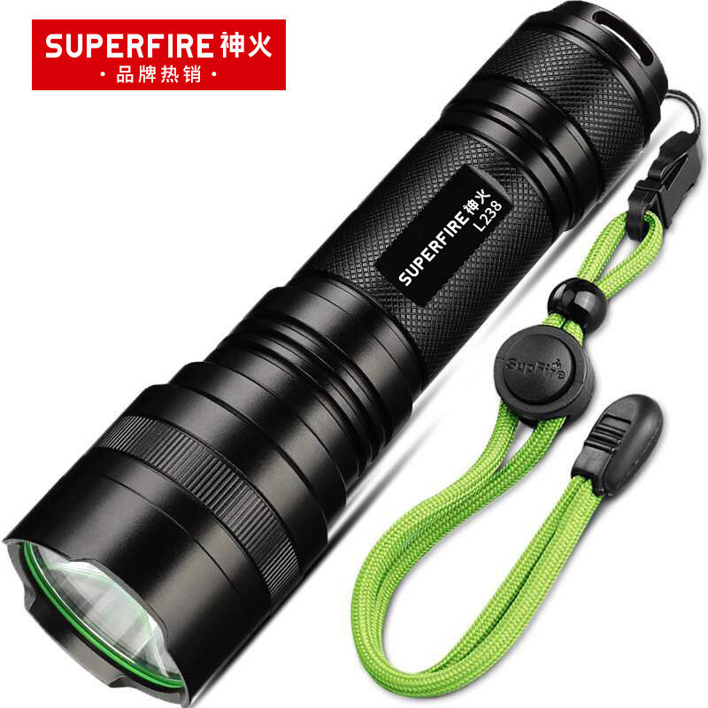 Shenhuo L238 Strong Light Flashlight 26650 Rechargeable Military Tunnel Construction 36W Patrol Outdoor Ultra-Bright Long-Range Light
