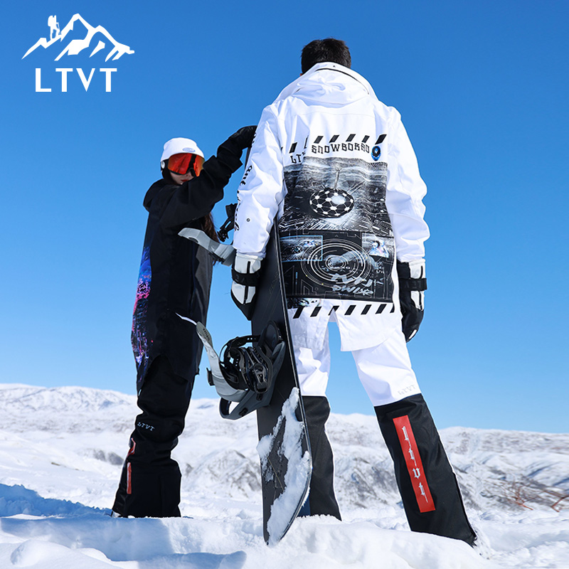 2023 Ski suit female couple winter tide Korea outdoor veneer waterproof large pro