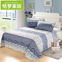 Cơn ác mộng nhà dệt cũ thô vải tờ mảnh duy nhất 100% bông dày đôi quilt bông vải 1,5 m 1,8m giường mẫu ga phủ giường