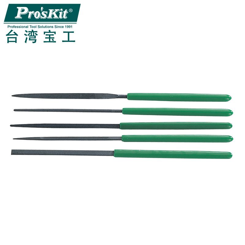 Taiwan Treasure Sand Steel Filing Gold Steel Stone 5 Mounted Precision Filing Knife Group (length 170mm) 8PK-605A