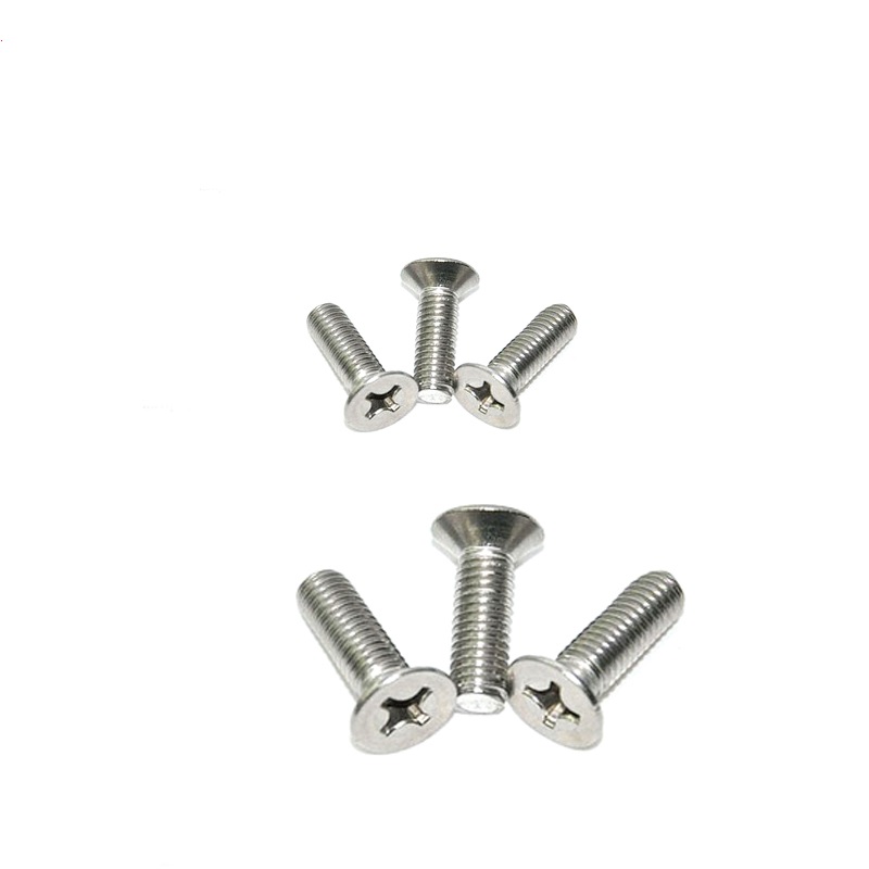 304 stainless steel cross flat head screw sunk head screws M5 * 6 8 12 16 16 25 25 30-100