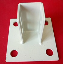 Aluminum Profile Foot Connectors 4040 4080 8080 Support Square Foot Cup Ground Foot Fence Base