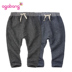 Agabang Akabang 1-3 năm chàng trai cũ kéo dây quần lỏng lỏng mùa thu sweatpants thủy triều. 