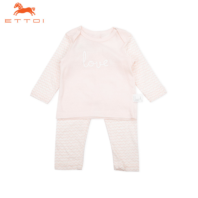 ettoi cô gái về nhà mặc thiết Pajama bộ mùa xuân thoải mái váy cotton.