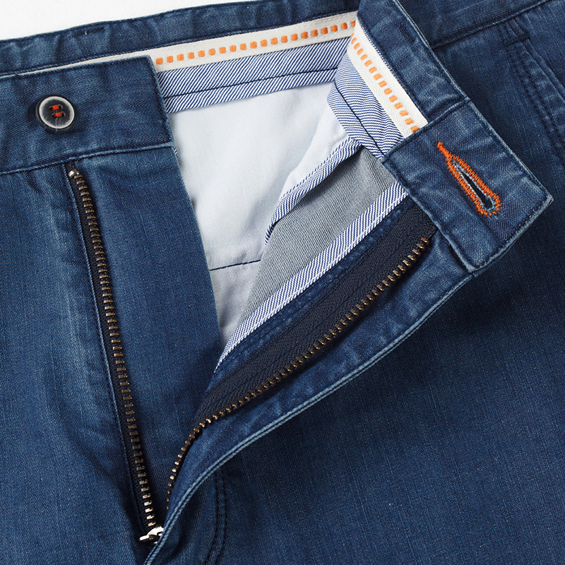 Купить Джинсы мужские boton波顿 男装牛仔裤 蓝色薄款长裤 男士me565116 в интернет ...