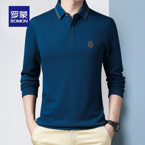 Модная утепленный лонгслив для отдыха, футболка polo, 2020, осенний, в корейском стиле