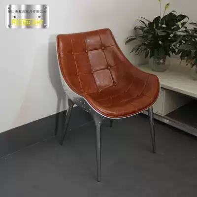 Diana chair Nordic Western restaurant dining chair aluminum leather hotel chair Sales building cafe designer creative reception table and chair