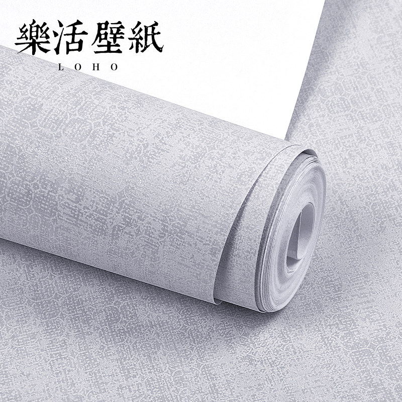 Nordic plain non-woven light gray green wallpaper ins style bedroom living room wallpaper 2022 new high-end sense