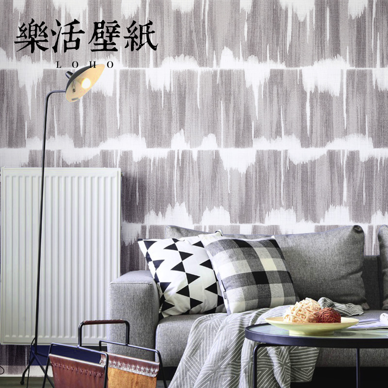 Lohas modern minimalist wallpaper fashion abstract wave pattern living room bedroom background clothing store Nordic style wallpaper