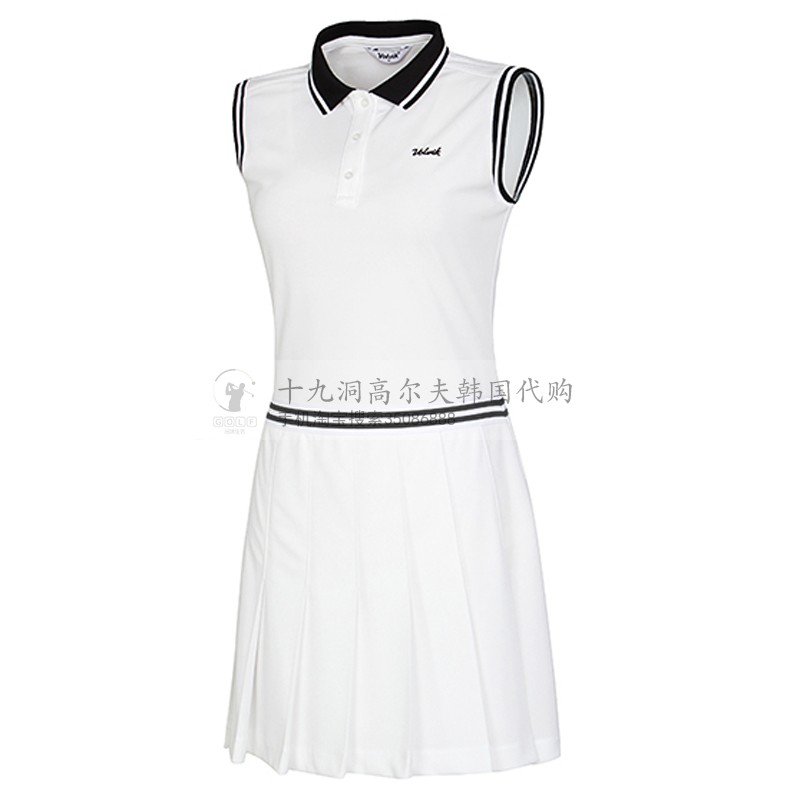 Mùa hè 2018 Hàn Quốc mua váy golf nữ tay áo VOLVI * - Trang phục thể thao quần short nữ the thao
