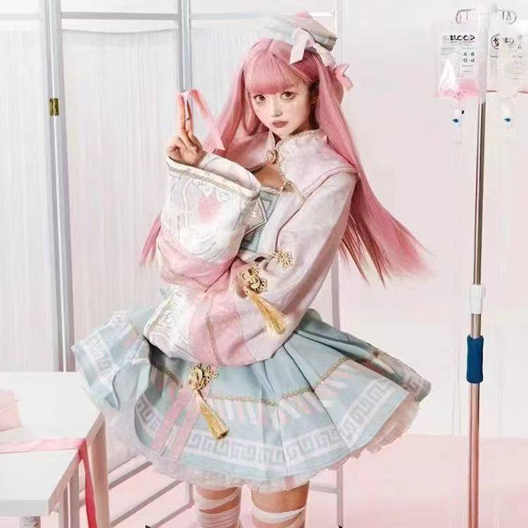 樱姬lolita原创设计小僵尸洛丽塔僵小鱼正版JSK日常轻lo裙测评_Cosplay女装_淘宝游戏网