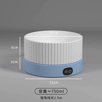 Большая белая римская чаша + синяя нагревательная основа (трехуровневая регулировка)