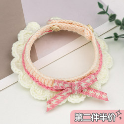 Cat Scarf Pet Clothes Bow Tie Scarf Cute Accessories Ragdoll Cat Bib Small Dog Collar Bib