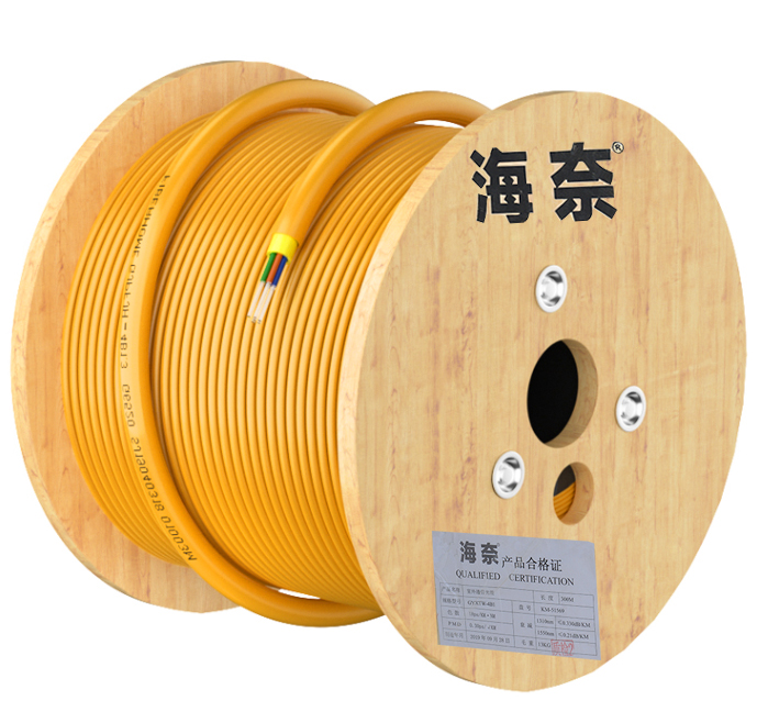 Hainai indoor cable 4-core single-mode fiber soft tight sleeve carrier grade GJFJV-4B1 9 125