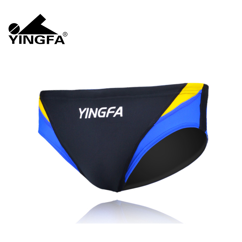 English Hair Swimming Men's Professional Collage Triangle Sexy Swim Pants Training Competition Swimsuit Swimsuit With Drain Line