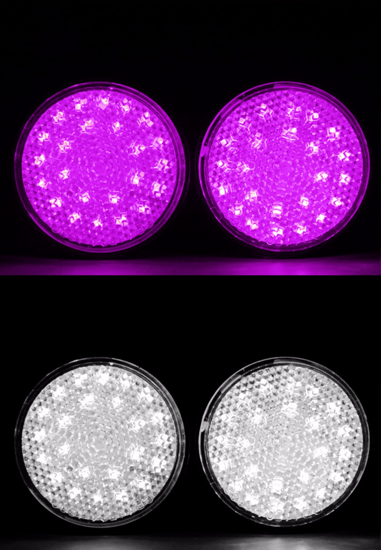 Phụ kiện xe máy điện Yamaha nhanh Eagle đèn phanh LED sửa đổi đèn nhấp nháy biến đèn màu phản xạ đèn pha xe máy siêu sáng