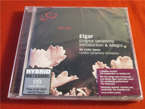 SACD Elgar Enigma Variations Colin Davis European version unopened Month 8965