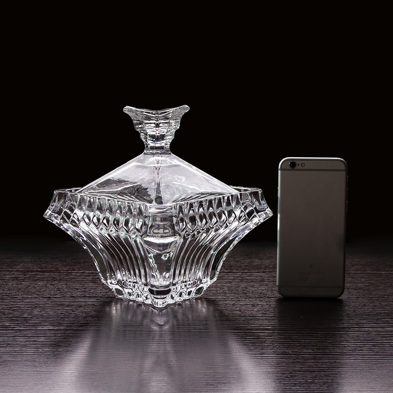 European - style large - size glass candy candy candy candy box of leaded glass candy brief gift gift