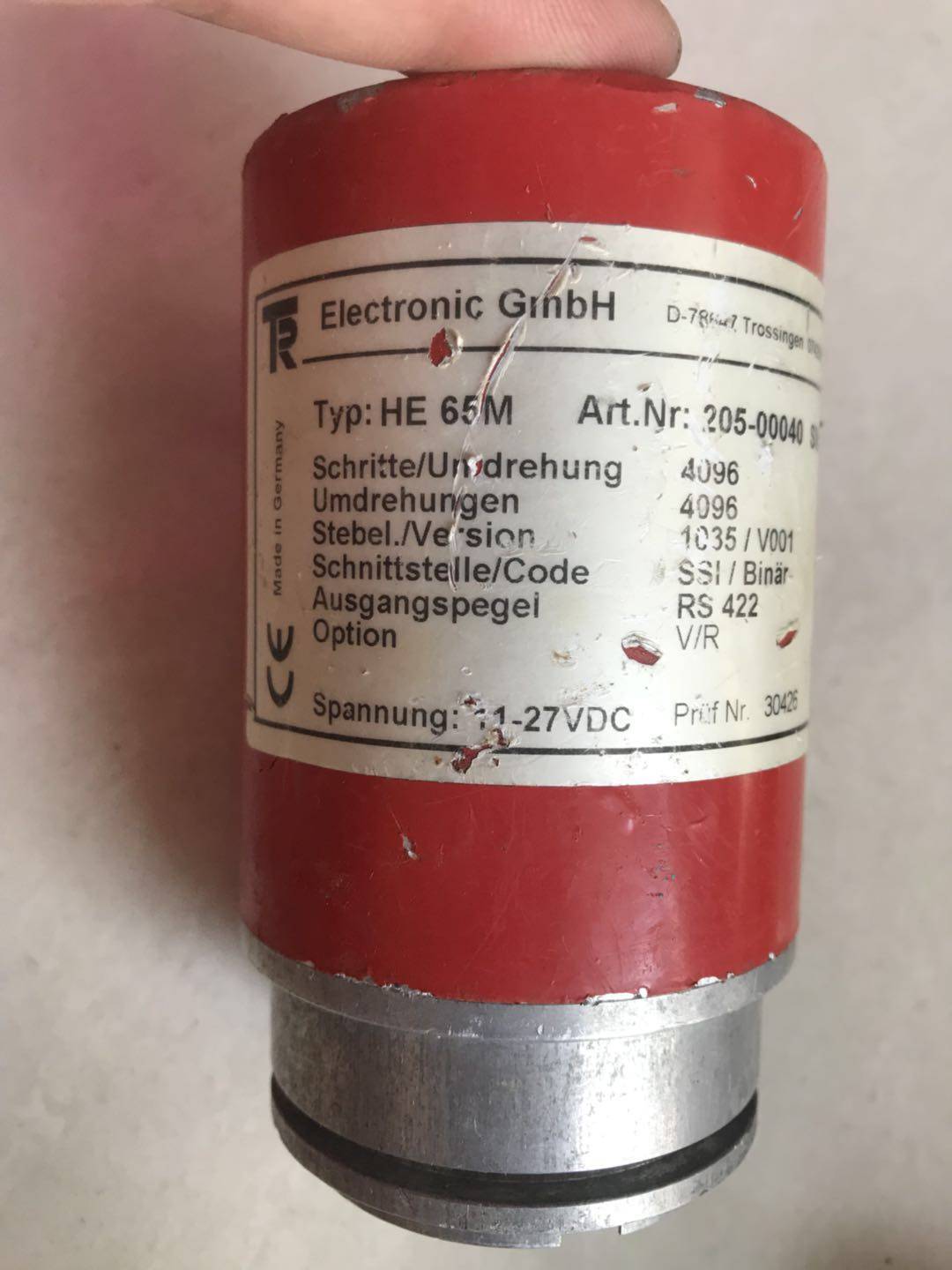 TR Electronic GmbH HE 65M Art Nr: 205-00040-Taobao