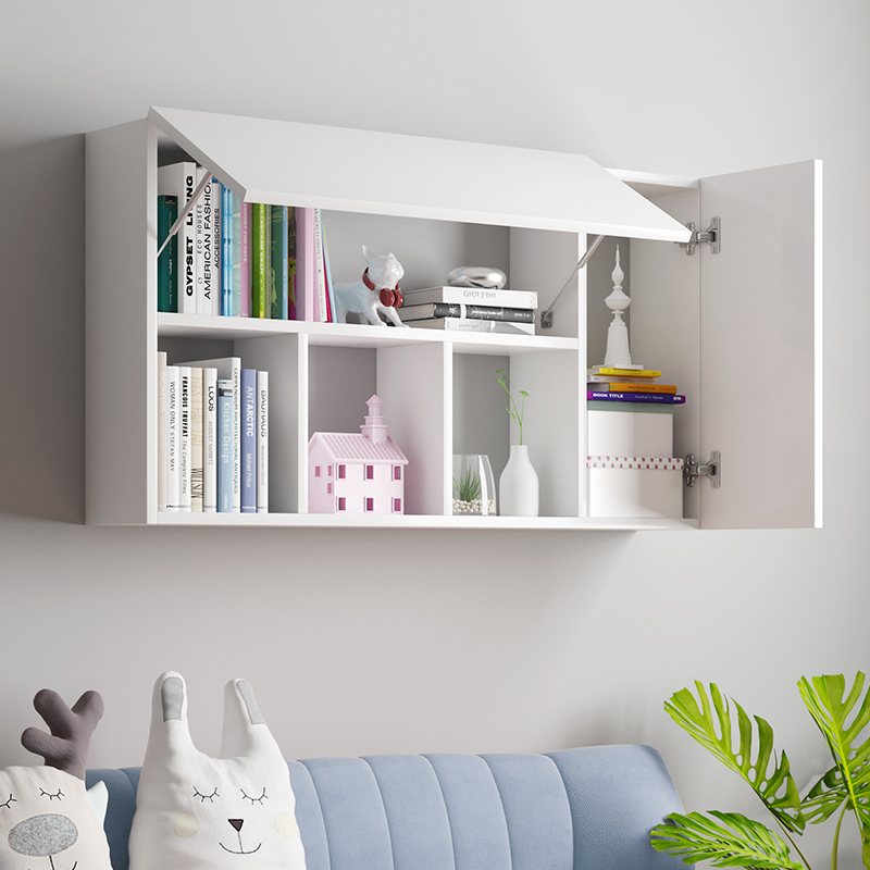 Wall Shelves Bookshelves Wall Cabinets Hangers Wall Cabinets Living-room Living-room Bedrooms Solid Wood Wall-mounted Bookcase Dining Room Containing Cabinet