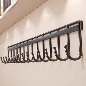 No hole-free wall hanging entrance key storage hanger