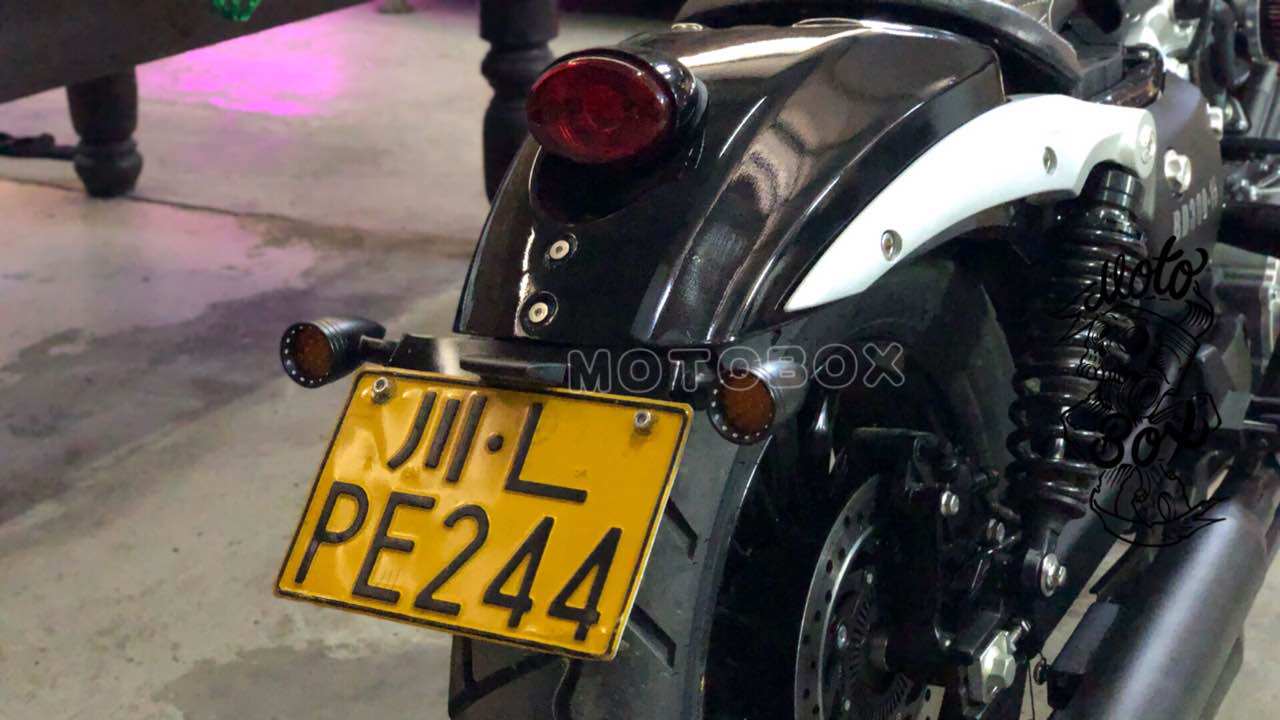 Benda Jinjila BD300 modified short tail rear fender license plate frame turn signal bracket non-destructive direct installation