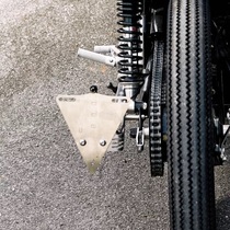 Aluminum alloy minimalist design mini LED super bright white light license plate light turn signal light Universal