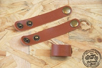 Line finishing with cow leather tie binding belt retro locomotive leather rope decorative strapping with universal