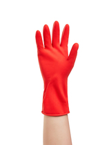 Winter velvet dishwashing laundry gloves female latex waterproof thickened extended durable kitchen household housework brush bowl