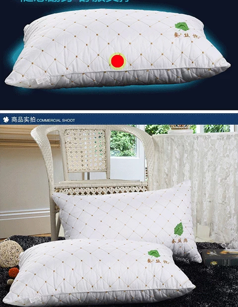 Một gói】 Gối lông nhung Gối Bộ đồ giường Gối Gối đơn Khách sạn Gối sinh viên - Gối gối trúc