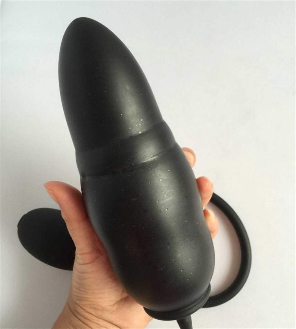 Inflatable anal plug big jj flared anointer oversized expander female private virgin Vestibular Chrysanthemum Anal Sex Toy